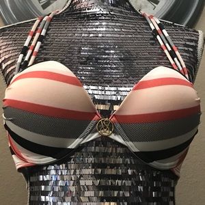 Victoria’s Secret Push-up Striped Bikini Top